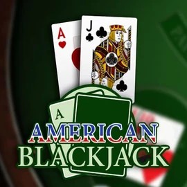 American Blackjack logo – Table Games by Habanero at Slot Heart Casino