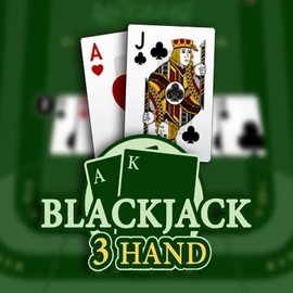 Blackjack 3H (Habanero) slot logo by Habanero at Slot Heart Casino