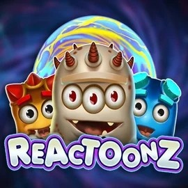 Reactoonz logo by Play'n GO Slot Heart Casino